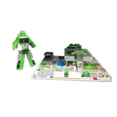 Игрушка 3в1 Машина-трансформер парковка и робот 1272331